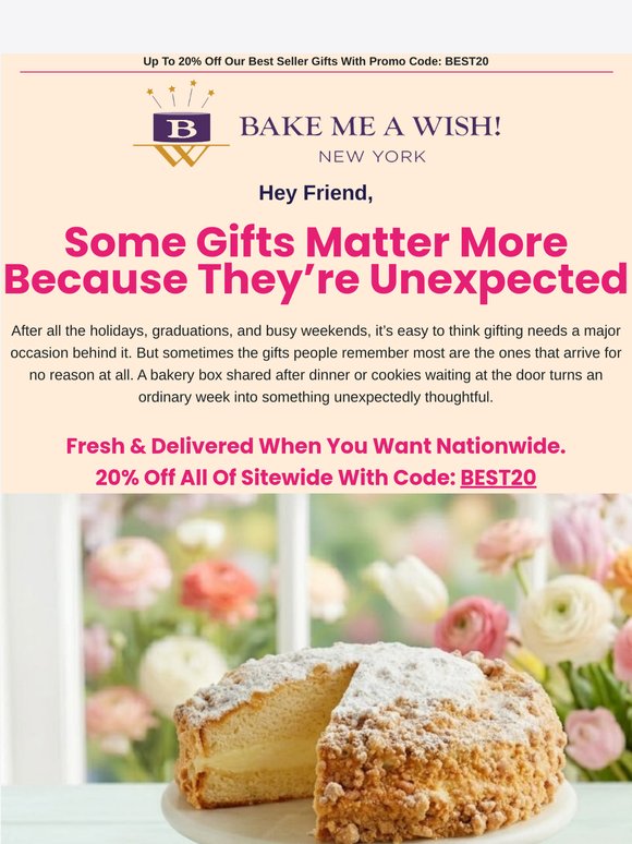 Thoughtful Gifts for Everyday Moments | 20% Off