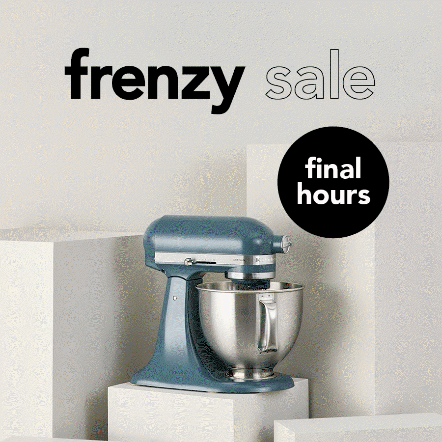 Frenzy Sale Ends Tonight