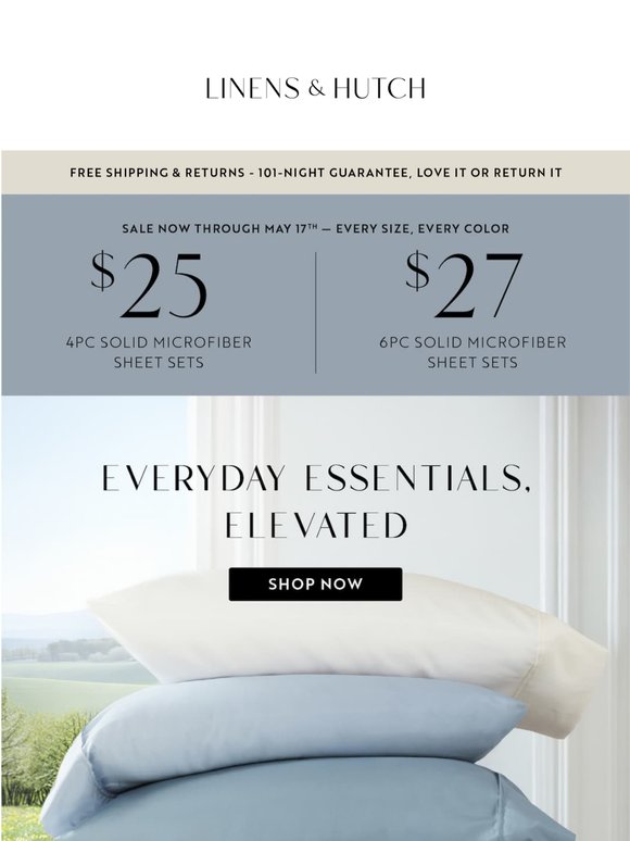 🚨 Don't Miss This — $25 Sheet Sets Any Size, Any Color!