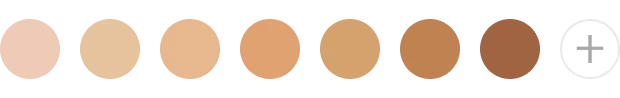 Mini Weightless Skin Foundation SPF 15 shades.
