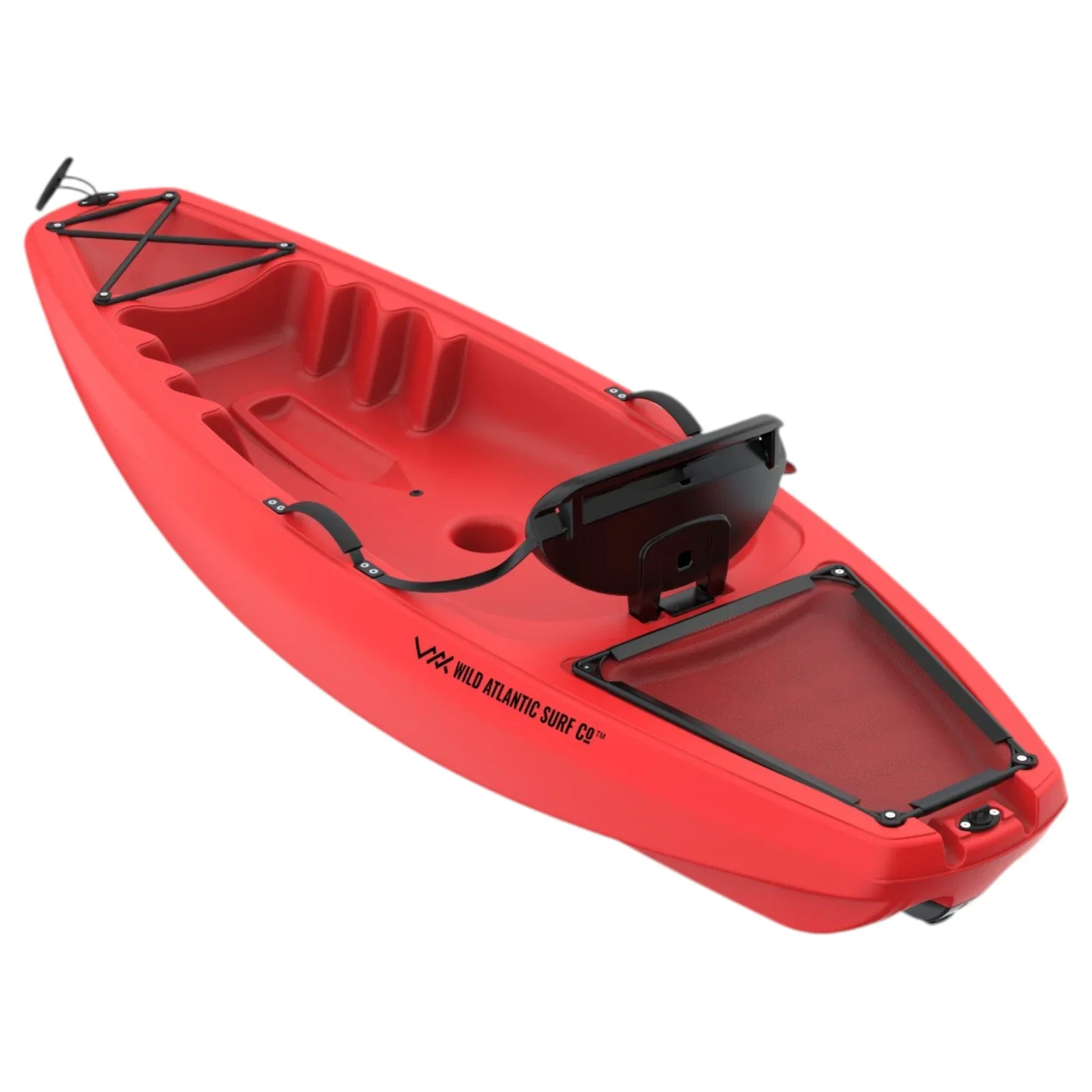 Image of Wild Atlantic Surf Hull Design Kids 6ft Sit On Kayak - Red