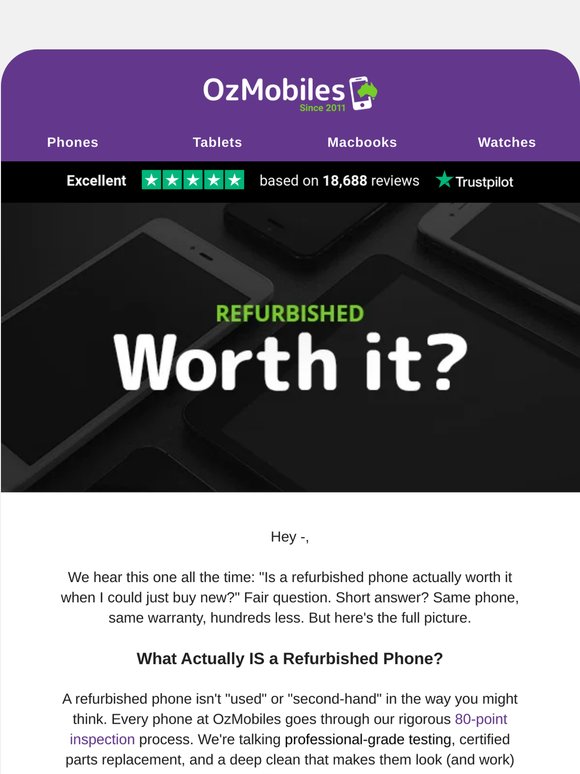 Refurbished vs. Brand New: Is It Really Worth It?