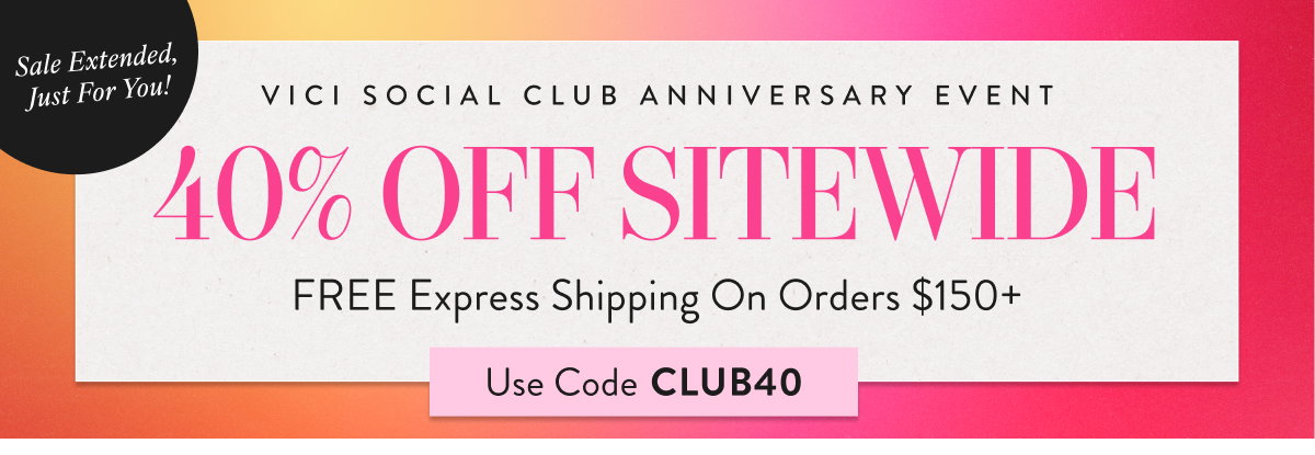 40% Off Sitewide with code CLUB40