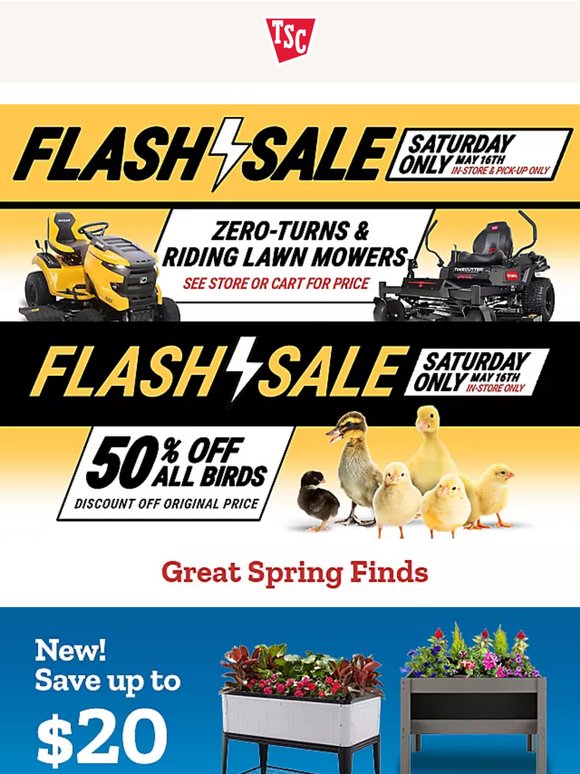 ⚡ Saturday Flash Sale Starts NOW —Today Only!