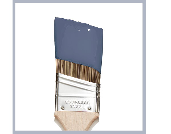 Blue'd Up: A rich blend of purple-ish blue paint color.