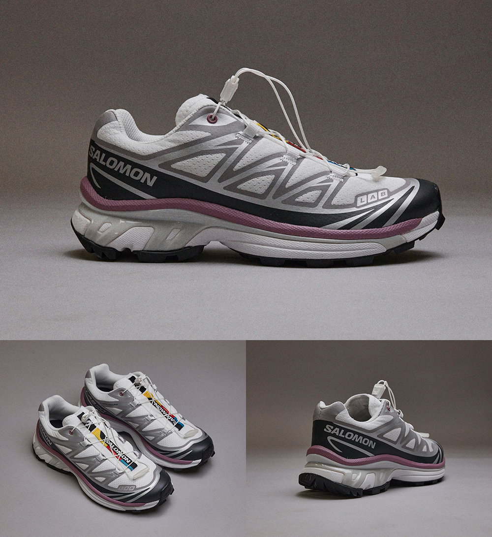 Salomon XT-6 Whit black dusky orchid