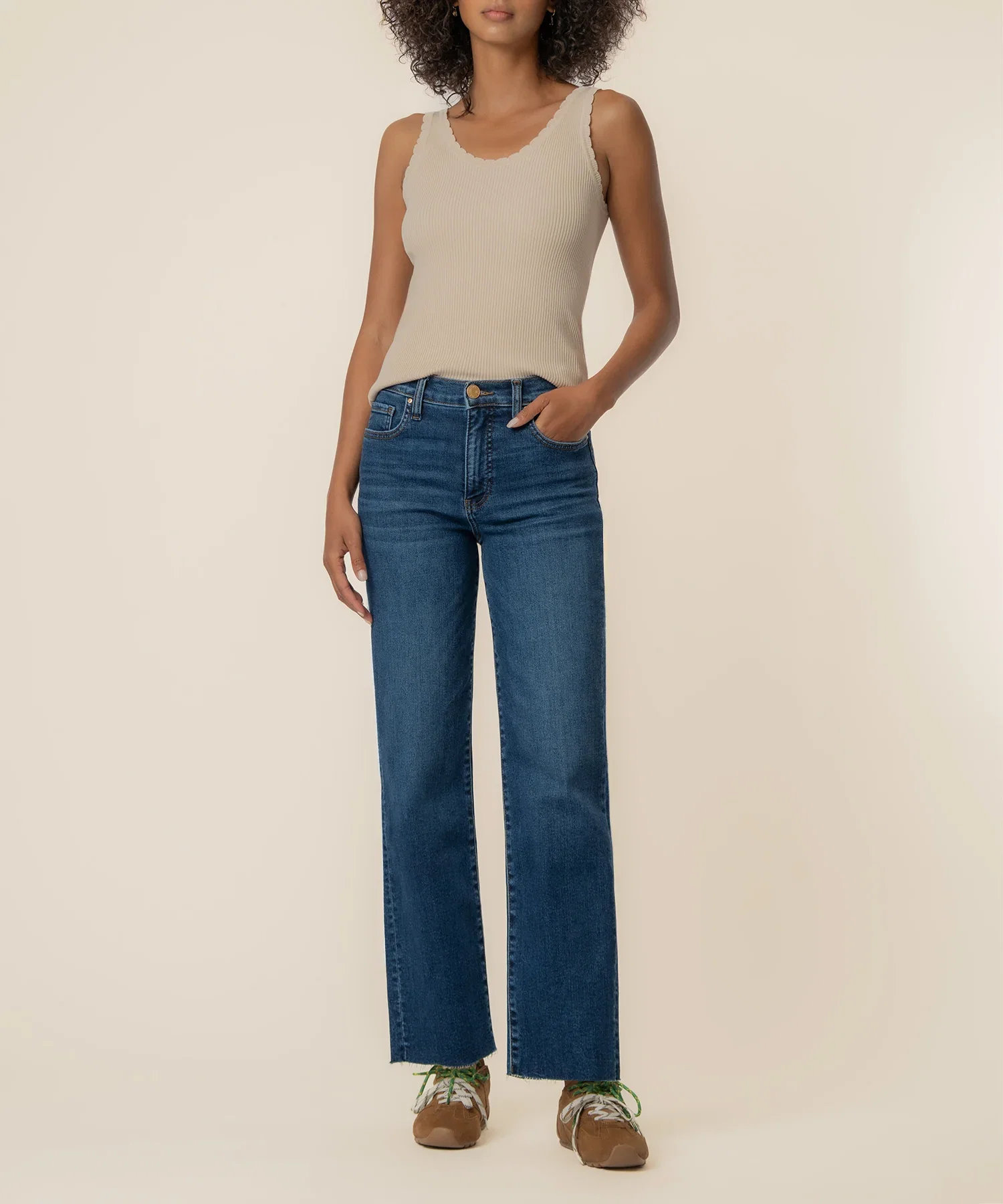 Image of Avery High Rise Straight Leg, Exclusive in Embrace Wash