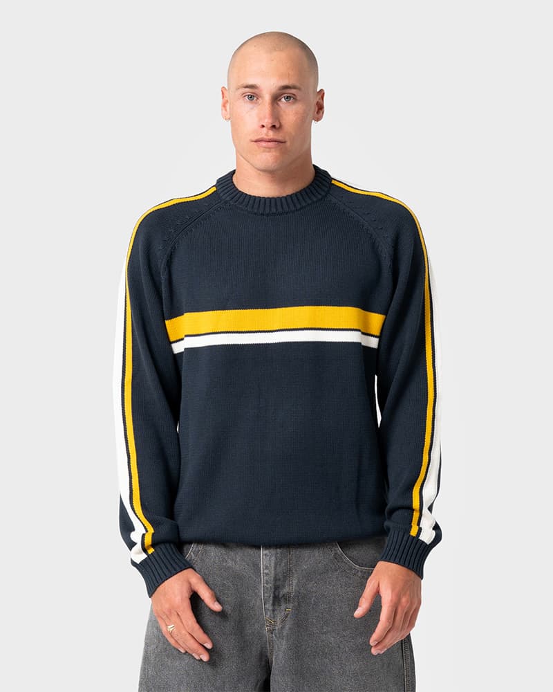 White Lines 2.0 Crew Neck Knit