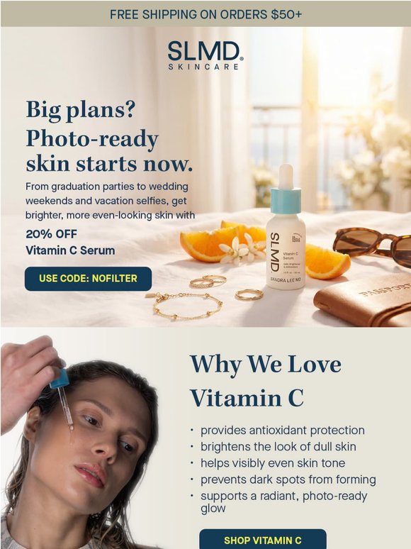 This weekend only: 20% off Vitamin C Serum