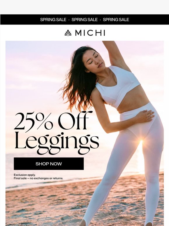 Your Go-To Leggings — 25% Off