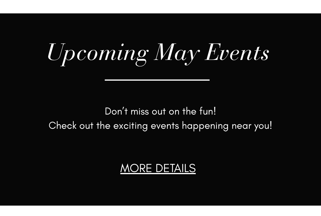 Upcoming May Events