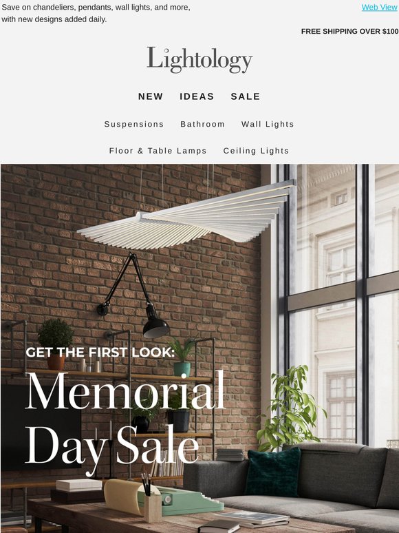Get the First Look: Memorial Day Sale