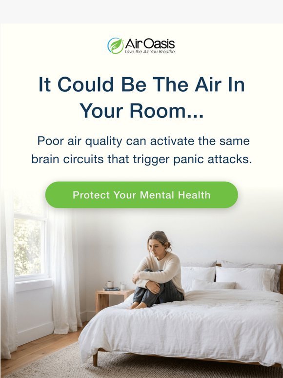 Your anxiety might have an environmental trigger you haven't considered.