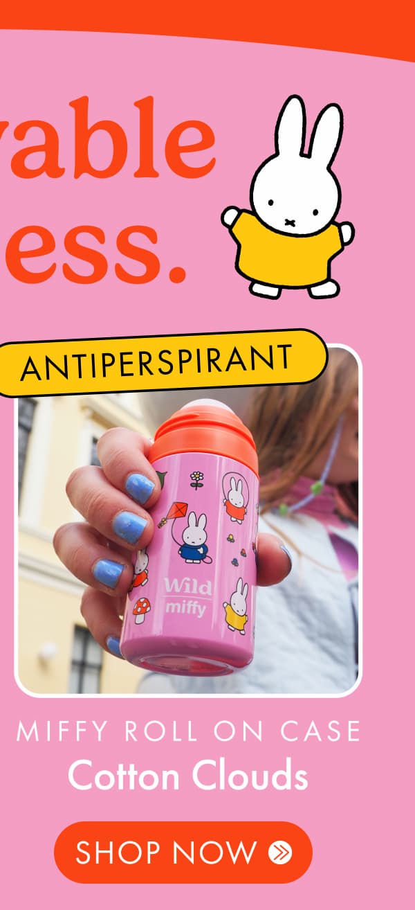 Miffy Roll On Case & Cotton Clouds Antiperspirant