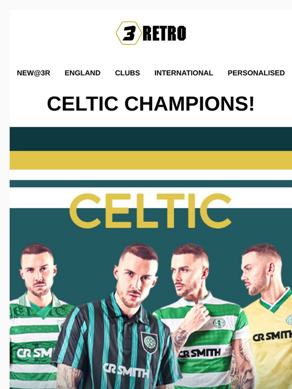 CELTIC CHAMPIONS | MAN CITY FA CUP WINNERS | CELEBRATE IN STYLE