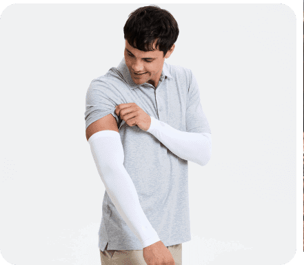 Men's Sensitive Arm Sleeves UPF 50+