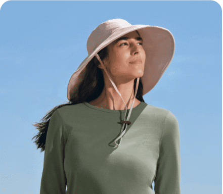 Women's Ultra Wide Cotton Linen Sun Hat UPF 50+