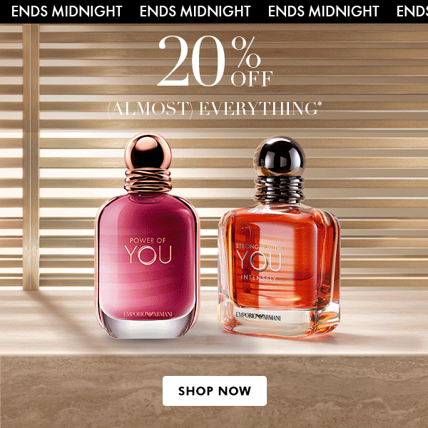 20% OFF (ALMOST) Everything