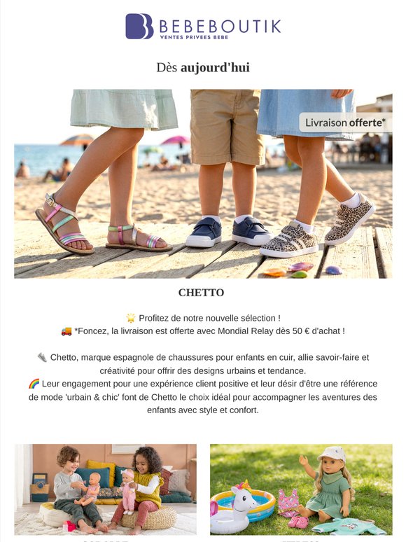 👣 CHETTO baskets et sandales barefoot