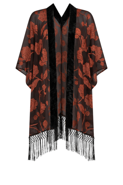 Venus Fringed Kimono