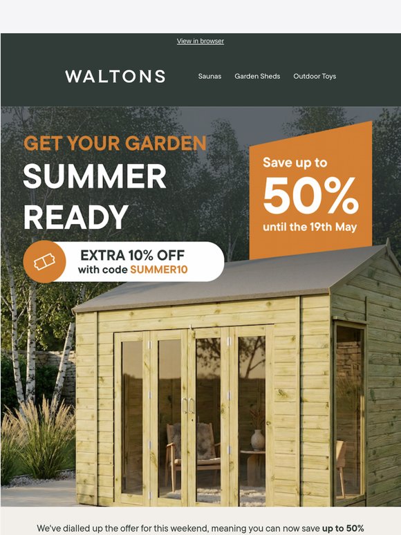 Get your garden summer ready ☀️