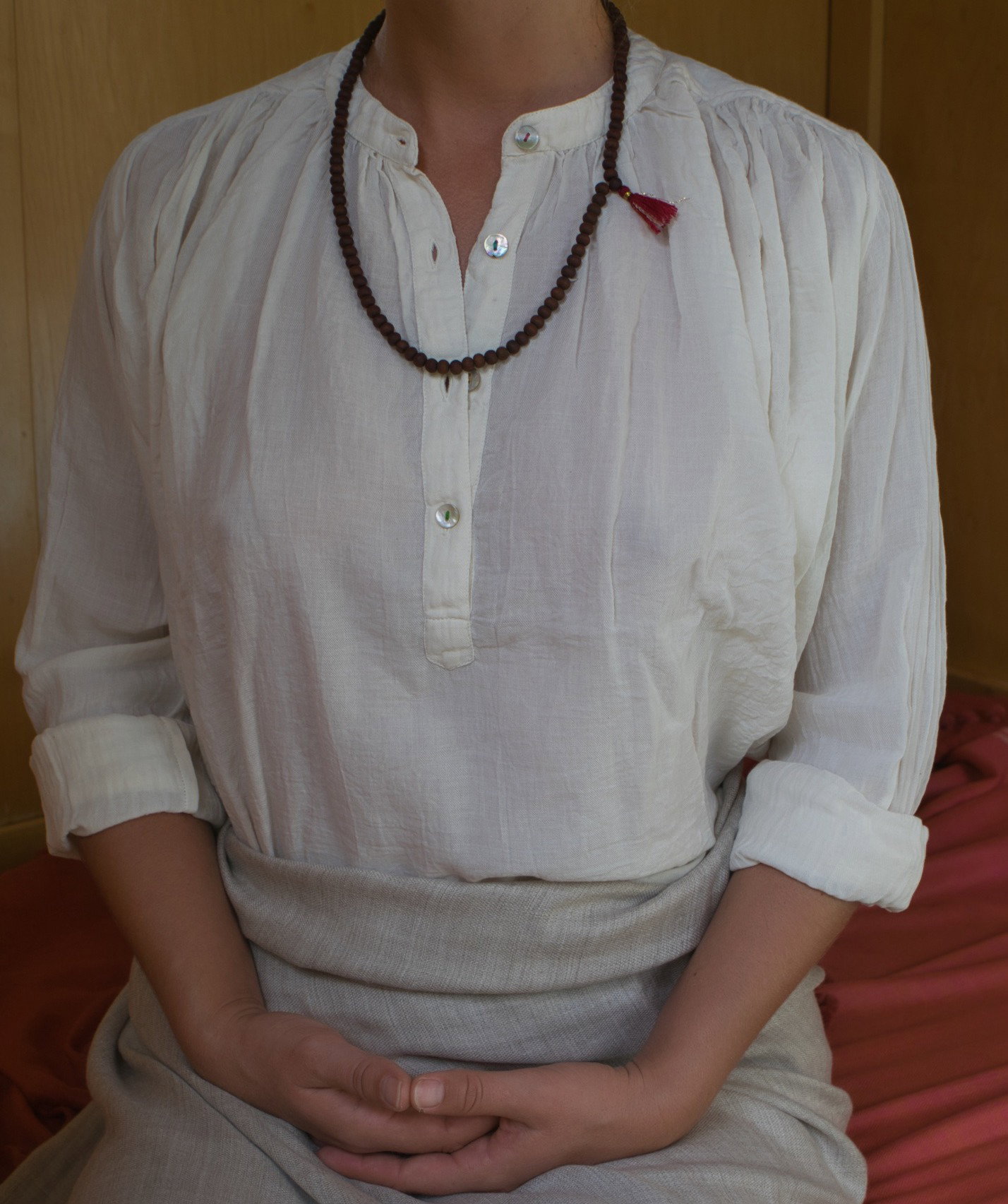 alt="white bheeti cotton top"