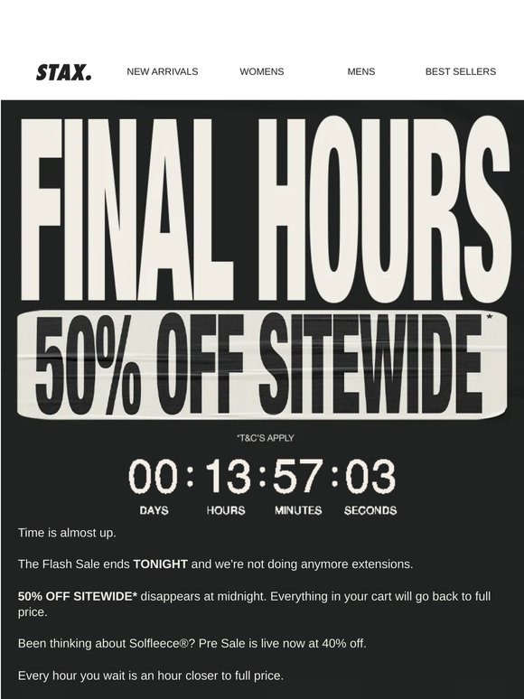 SALE ENDING SOON 🫨