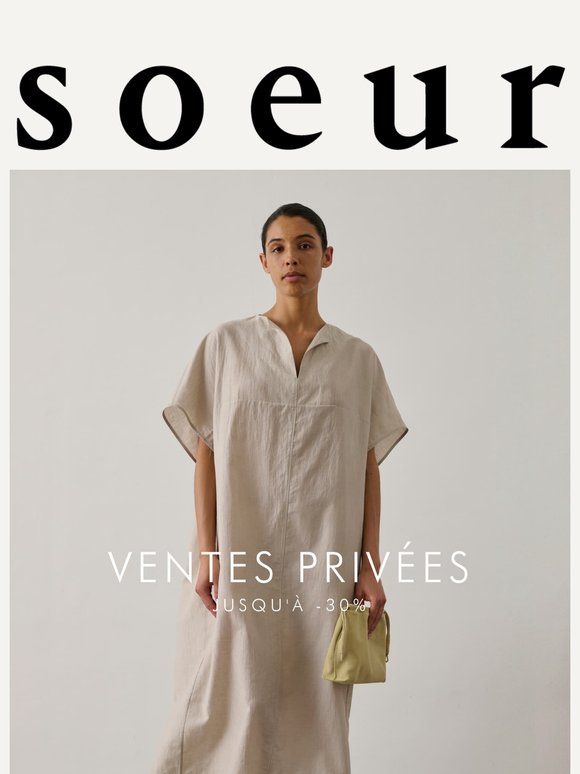 VENTES PRIVÉES I Jusqu'à -30%