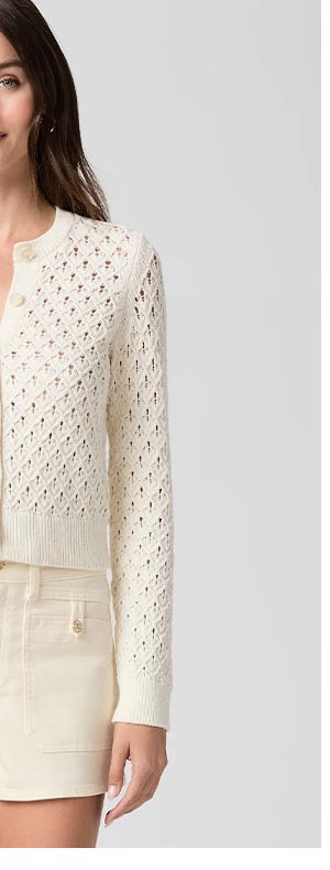 Colma Cardigan in Ivory.