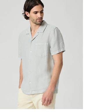 Albro Shirt in Vintage Bristol Blue.