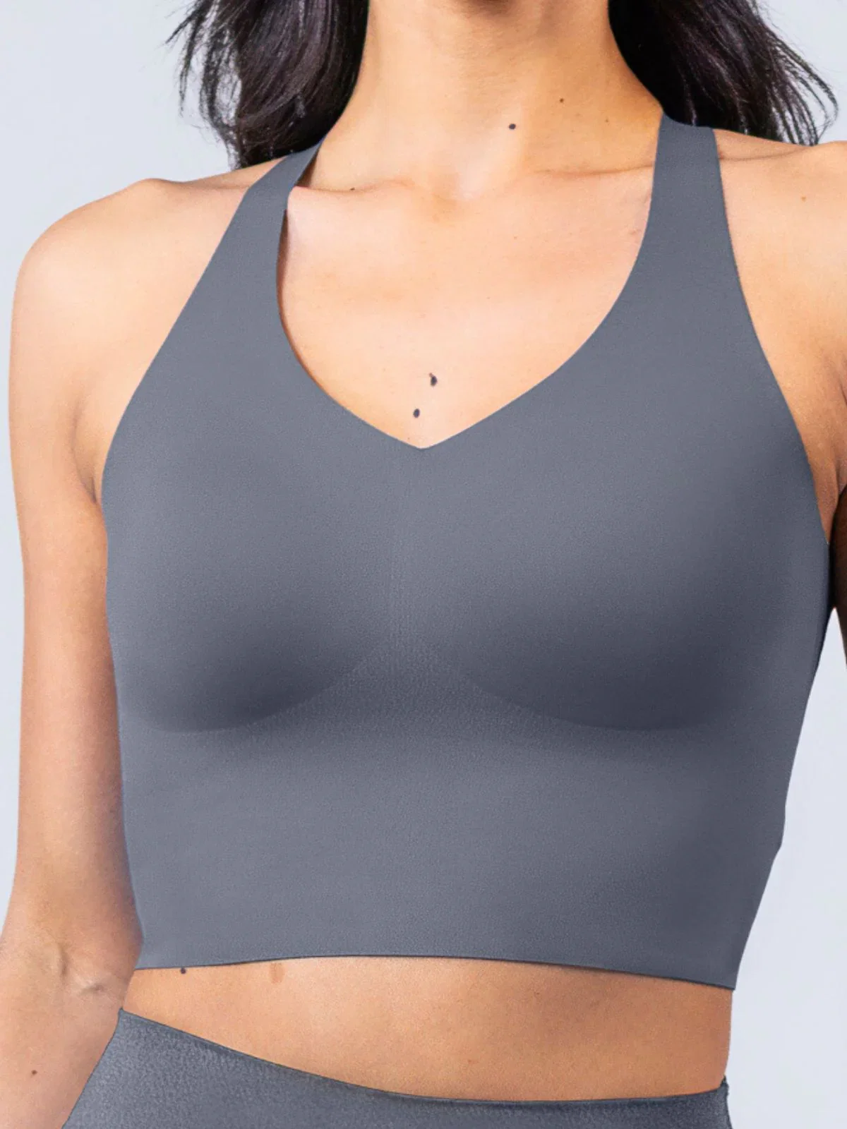 Image of Boss Longline Bra - Steady Grey