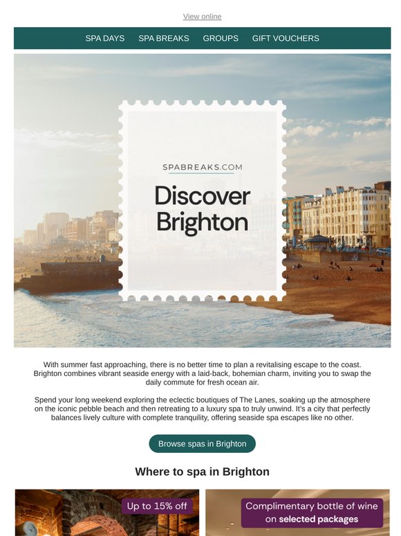 Where to spa in Brighton