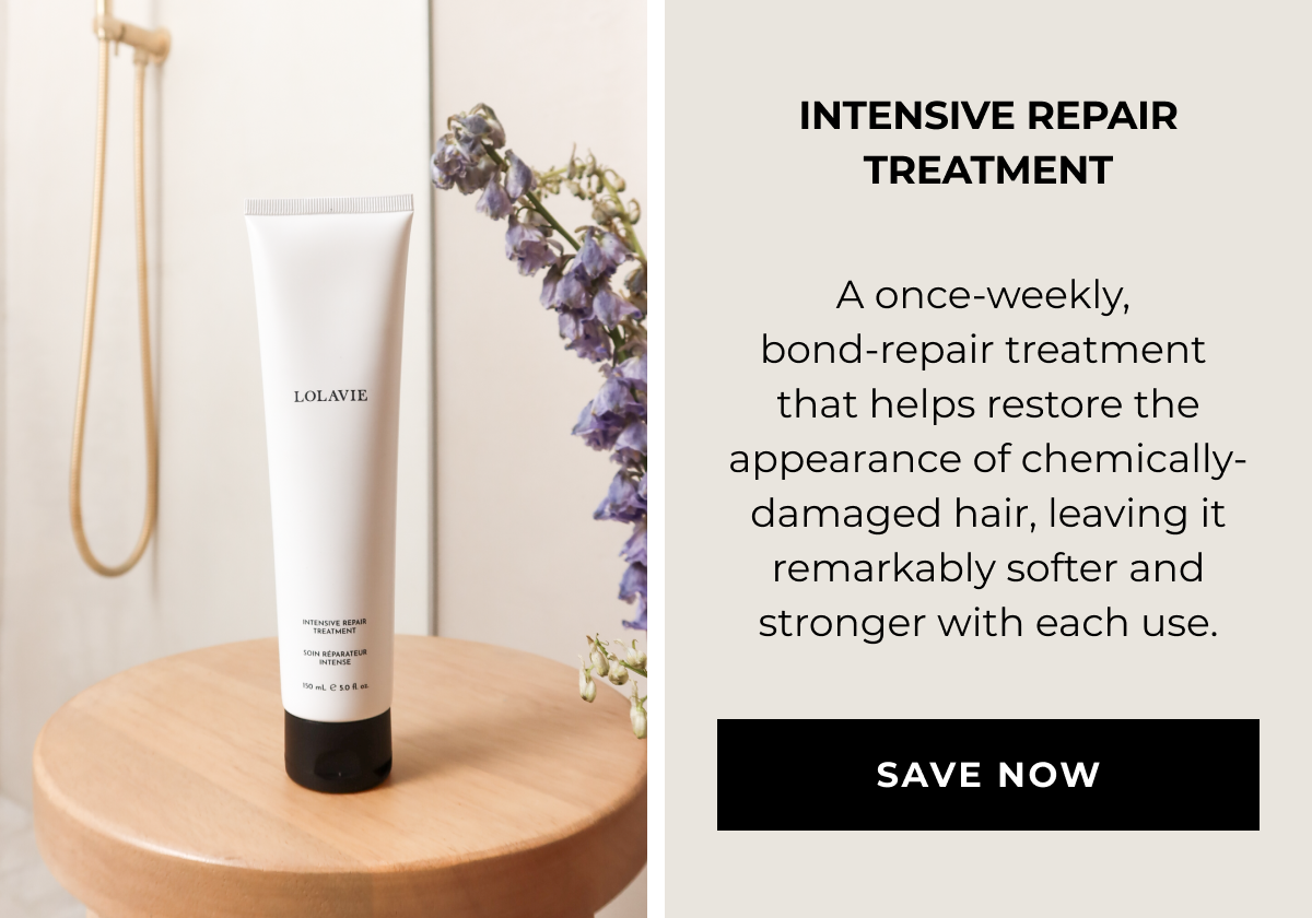 Intensive Repair Treatment - A once-weekly,  bond-repair treatment  that helps restore the appearance of chemically-damaged hair, leaving it remarkably softer and stronger with each use. - SAVE NOW