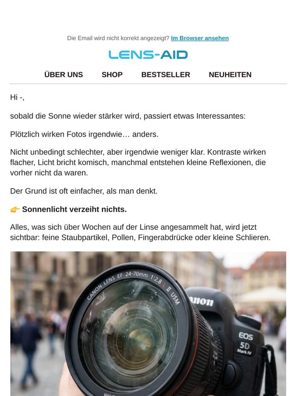 ☀️ Sonnenlicht verzeiht nichts