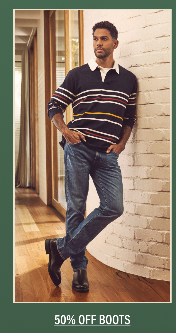 50% off boots