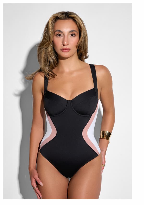 Lifty in Contour Black Rose White