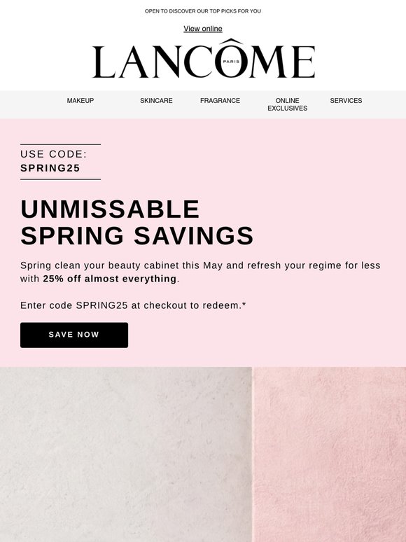 25% OFF just for you 💌