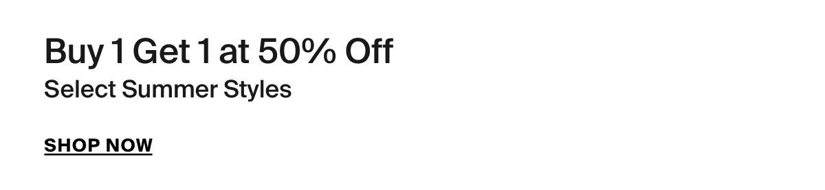 Buy 1 get 1 at 50% off