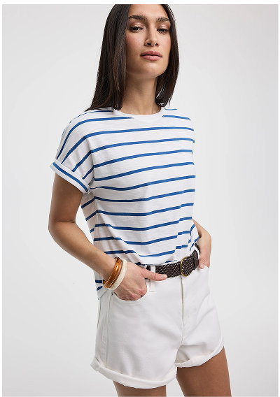 short-sleeve-crew-neck-tee-slub-stripe-women-495081