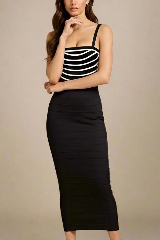 Carter Bandage Maxi Dress - Classic Black