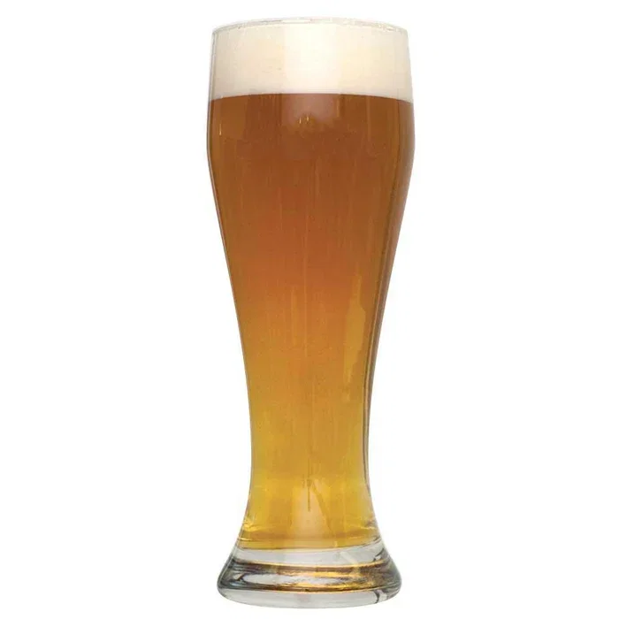 Glass of Bavarian Hefeweizen