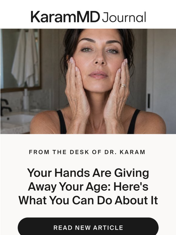 Are Your Hands Giving Away Your Age?