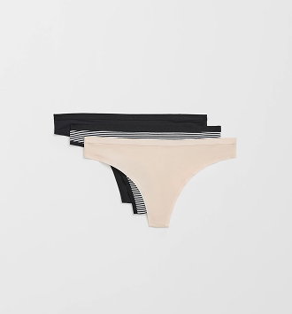 Lily Loves Australian cotton 3 pack g-string briefs
