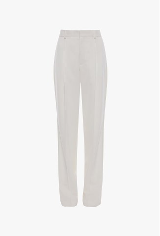 Tailored Straight Leg Trouser In Ivory