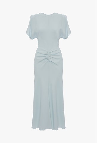 Bela Midi Dress In Glacial Blue