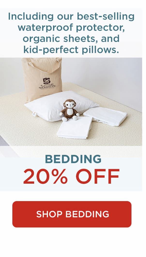 kids bedding 20% off
