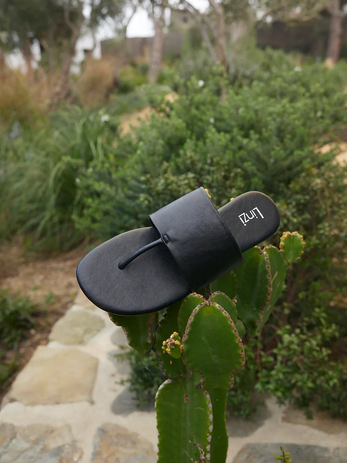 Image of Amara Black Flat Sandals