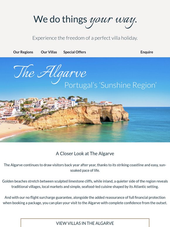 Discover Our Guide to The Algarve | No Additional Fuel Surcharges