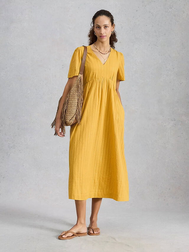 Shop Lucy Metallic Midi Dress