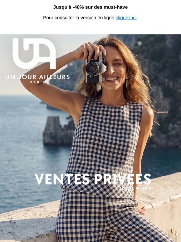Ventes Privées pour votre week-end